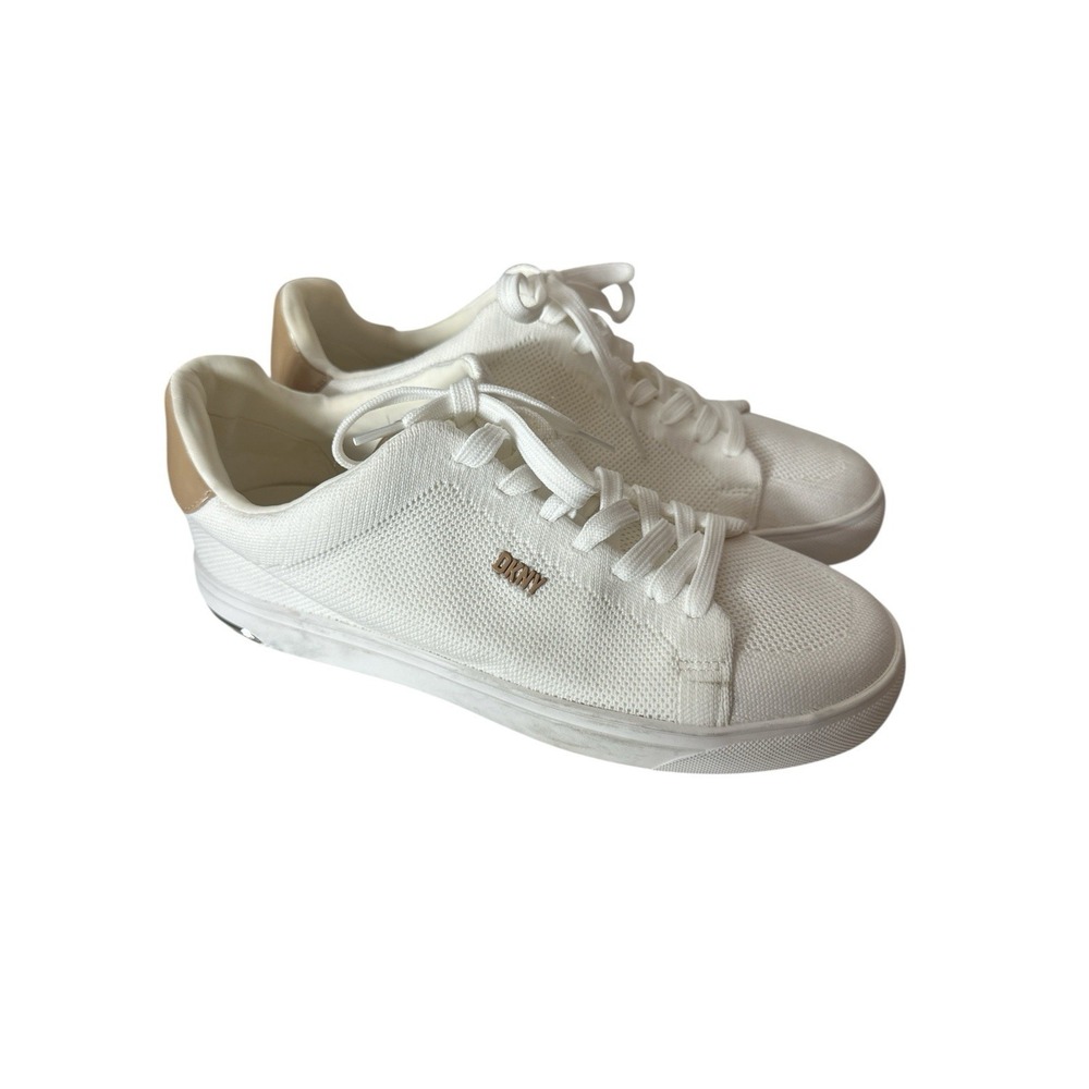 DKNY Sneakers Women's Size 9 M White Classic - Picture 8 of 9
